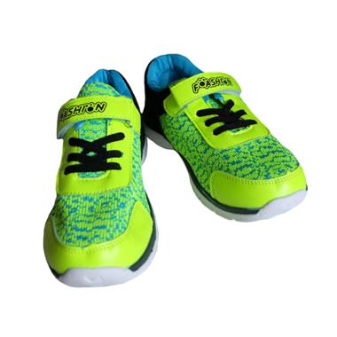 Rafifa Walker Fashion Sepatu Anak Perempuan - Hijau Kuning