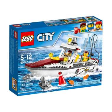 Lego City 60147 Fishing Boat Mainan Blok & Puzzle