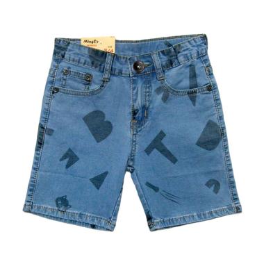 Littleme 66319 Celana Anak Laki-Laki - Biru Muda