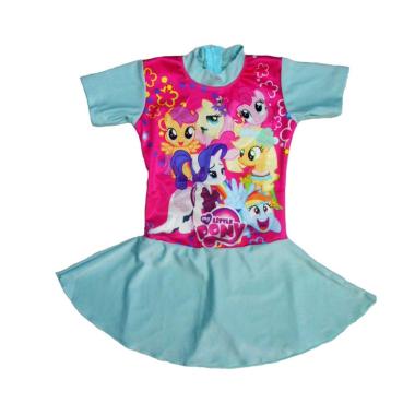 Nice Motif My Pony Baju Renang Rok Anak - Mint
