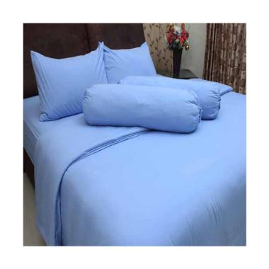 Chelsea Microtex Polos Set Sprei - Biru Muda