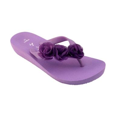 Megumi Aster Sandal Heels Wanita - Purple