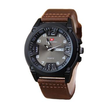 Swiss Army 002 Jam Tangan Pria - Coklat