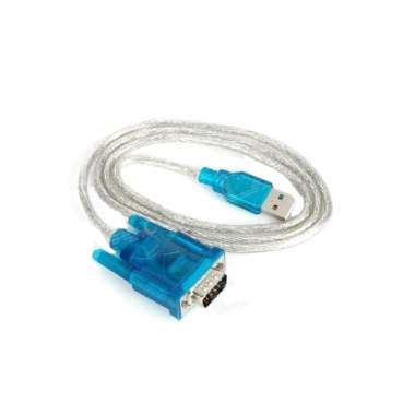 Kabel Konverter USB to RS232 / Kabel USB to RS 232 transparant biru putih