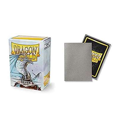 MONOPOLIS Dragon Shield Matte Card Sleeve Silver [100 pcs]