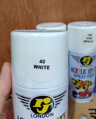 Pilok Pilox RJ London Warna Standard Hitam, Putih, Clear, Merah, Silver, Cream, Biru, Kuning (150cc)