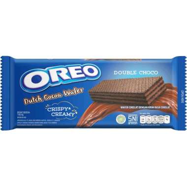 Promo Harga Oreo Wafer Double Choco 140 gr - Blibli