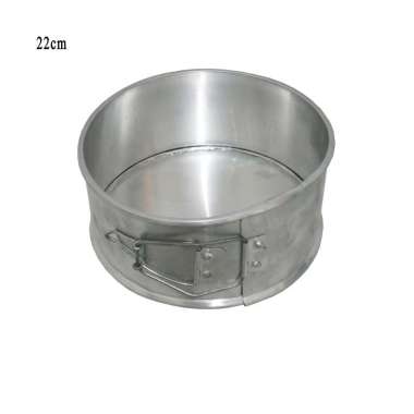 Loyang Bongkar Pasang Bulat Bolu Kue Aluminium Ukuran 22 cm