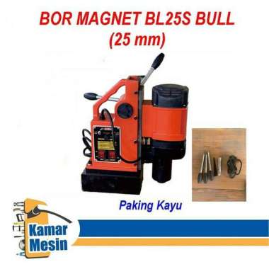Mesin Bor Magnet Bull 25mm BL25S Magnetic Drill Bor Magnet 25mm Bull