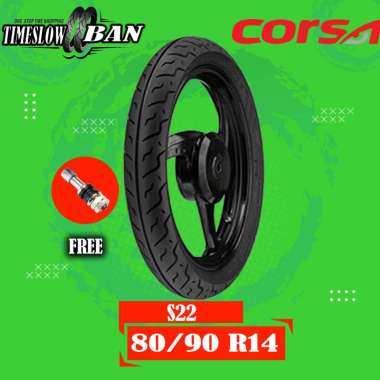 Ban Motor Matic // CORSA S22 80/90 Ring 14 Tubeless ts347