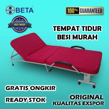 BETA TSP90 - RANJANG TIDUR SINGLE MURAH TEMPAT TIDUR BESI LIPAT FOLDING BED RANJANG KASUR BESI