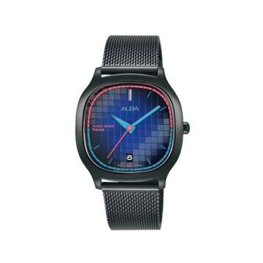 Alba Ladies AG.8L.09-X1 TOKYO NEON Analog Quartz Jam Tangan Wanita Blue Black