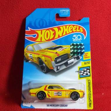 Hotwheels Factory Sealed 2018 '68 Mercury Cougar