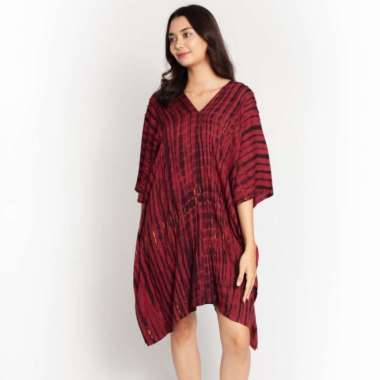 Thalisa Blouse Maroon - Rayon Premium Nyaman Atasan Merah Semua Ukuran