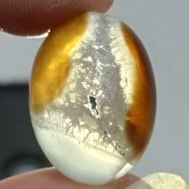 Batu Akik Agate Chalsedony Combong Bolong Natural Asli