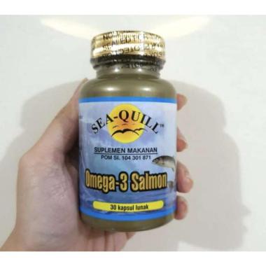 Seaquill sea quill salmon omega 3 minyak ikan isi 30