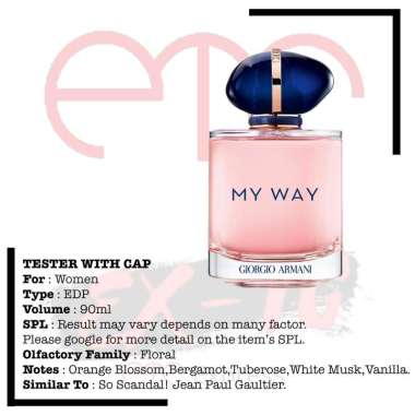 Jual My Way Giorgio Armani Edp 90ml Women Online April 2021 Blibli