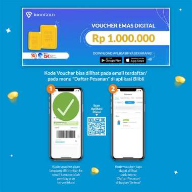 IndoGold Emas Digital Voucher (Rp1,000,000)