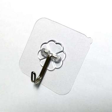OEM SK-C124 Gantungan Tempel Hook Magic Sticky Plug Hook Gantungan Dinding Kamar Mandi Gantungan Baj