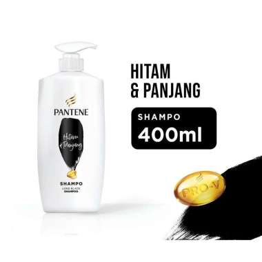 Promo Harga Pantene Shampoo Long Black 400 ml - Blibli