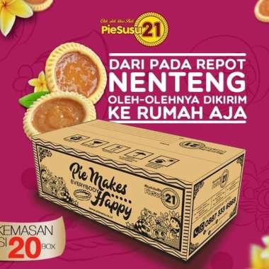 Pie Susu 21 Paket Dus isi 20 box
