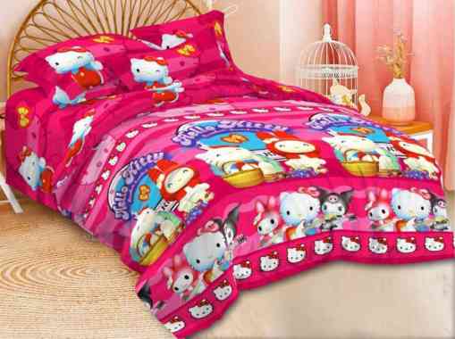 Romeo Kitty n Melody Set Bed Cover Multicolor 180 x 200