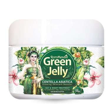 Roro Mendut Glowing Skincare Booster Green Jelly Centella Asiatica 15gr