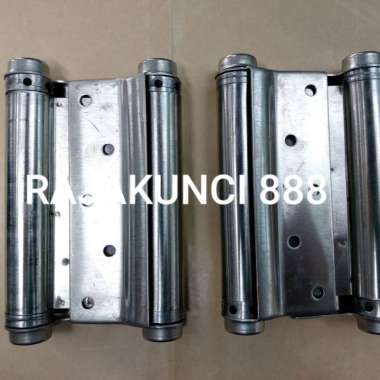 Engsel koboi/cowboy per double stainless steel 6" RS/ Engsel per 6in