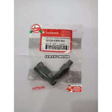 Honda Genuine Part Dop Busi - Tutup Busi - Cop Busi Vario 125 Esp - Vario 150 Esp Honda Kwn Black