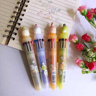 Pulpen 10 warna - Pen warna-warni - SUMIKKO GURASHI