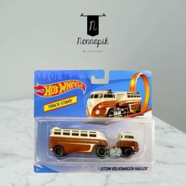 Hot Wheels Custom Volkswagen Hauler Track Stars Truck Diecast - Brown