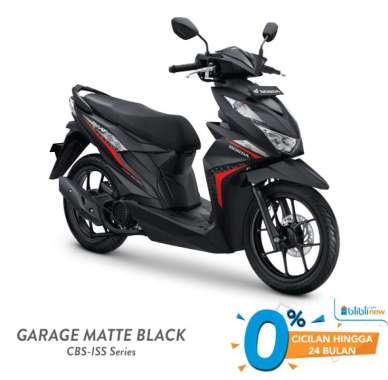 Honda BeAT CBS ISS Sepeda Motor [VIN 2023] Garagae Black Depok dan Bekasi