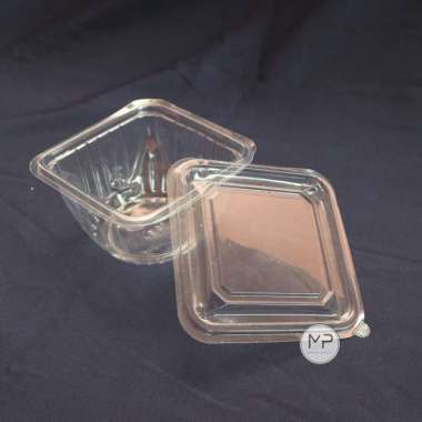 Mika Salad Plastik / Mika mangkok plastik bening -25pcs