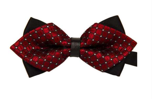 RUSTY - bow tie dasi kupu DEEP RED