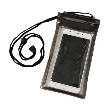 QCF Waterproof Pouch Case / Tas / Tempat Hp Anti Air for All Smartphone - Hitam