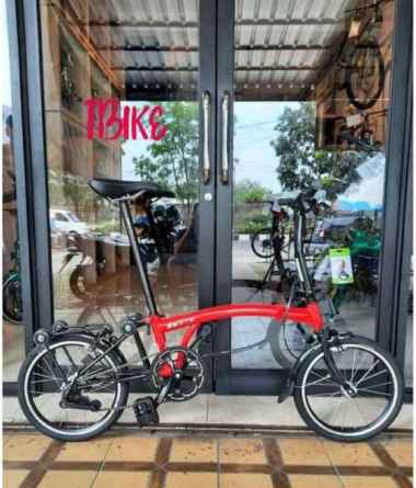 Sepeda Lipat 3sixty Folding Bike Super Murah Merah
