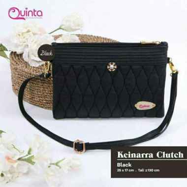 Tas Selempang Wanita Sling Bag Keinarra Clutch By Tas Quinta Tas Selempang Remaja High Quality HITAM
