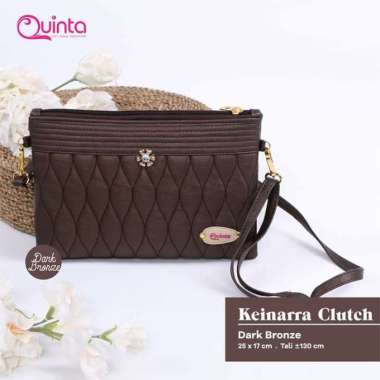 Tas Selempang Wanita Sling Bag Keinarra Clutch By Tas Quinta Tas Selempang Remaja High Quality bronz
