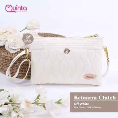 Tas Selempang Wanita Sling Bag Keinarra Clutch By Tas Quinta Tas Selempang Remaja High Quality PUTIH