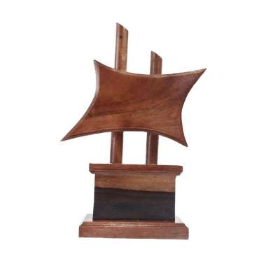 Mulyocreative Plakat Kayu Kapal Plakat Polos Model Kapal Plakat Kayu Ukir Murah / 1 Pcs