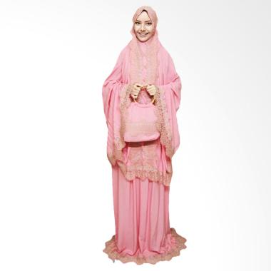 Aulia Bali Renda Mukena - Peach