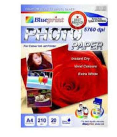 KERTAS FOTO BLUEPRINT 210 GSM GLOSSY