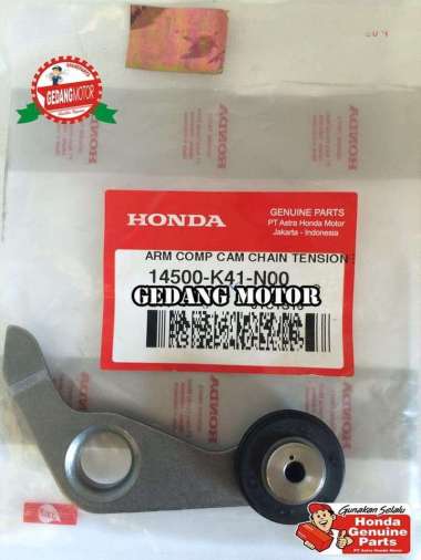Honda Genuine Part Arm Chain Ternsioner Tahanan Kamprat New Supra X 125 Fi Silver