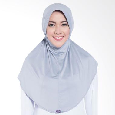 Elzatta Zaria Sahara Hijab - Light Grey