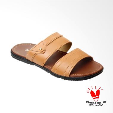 Salvo L01 Sandal Pria - Tan