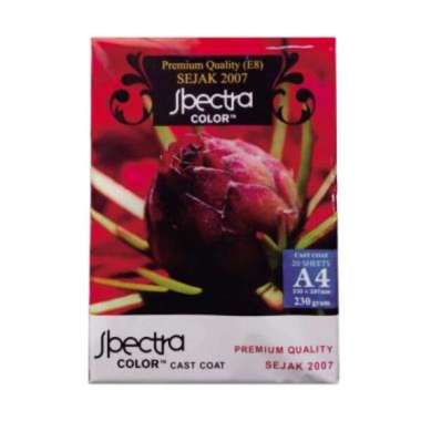 KERTAS FOTO SPECTRA 230 GRM GLOSSY A4