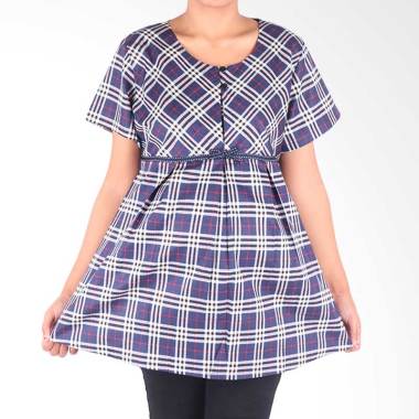 HMILL 1503 Baju Hamil Blus Hamil - Navy