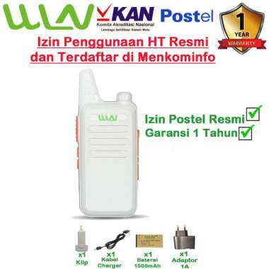 HT Satuan Walkie Talkie WLN Two-Way Radio - ( KD-C1 ) Putih