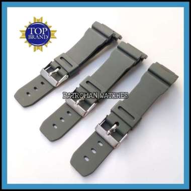 REPLACEMENT WATCH BAND STRAP TALI JAM CASIO DW-9052 DW9052 DW 9052 HIJAU ARMY