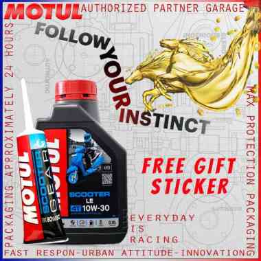 Motul Paket Oli Motul Matic Scooter Le 10W30 [800 Ml] Import